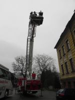 Wyciąg na 20 metrów w górę wozu pożarniczego